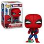 Imagem de Boneco Funko Pop Marvel Homem-Aranha Com Presente De Natal