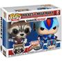 Imagem de Boneco Funko Pop Marvel Vs Capcom - Rocket vs Mega Man X 2-Pack