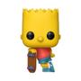 Imagem de Boneco Funko Pop Os Simpsons - Bart Com Skate