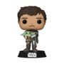 Imagem de Boneco Funko Pop Star Wars Mandalorian Mando Holding Child