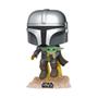 Imagem de Boneco Funko Pop Sw The Mandalorian Flying With Jet Pack