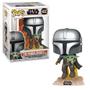 Imagem de Boneco Funko Pop Sw The Mandalorian Flying With Jet Pack