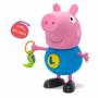 Imagem de Boneco george com atividades articulado - peppa pig - elka