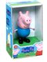 Imagem de Boneco George Peppa Pig Cabeça De Vinil 13 Cm - Elka