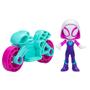 Imagem de Boneco Ghost Spider e Motocicleta Spidey Amazing Friends F7262 Hasbro