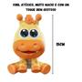 Imagem de Boneco Girafa Baby Land Fofilhotes Vinil 15cm Cardoso 3091