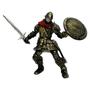Imagem de Boneco gladiador cavaleiro guerreiro medieval com espada e escudo
