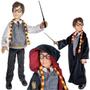 Imagem de Boneco Harry Potter Com Varinha E Capa Bruxo Articulado 45cm - Rosita