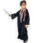 Imagem de Boneco Harry Potter Com Varinha E Capa Bruxo Articulado 45cm - Rosita