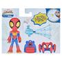 Imagem de Boneco Homem Aranha Spidey Aming Friends 10Cm Webspinner