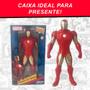Imagem de Boneco Homem de Ferro Brinquedo Marvel Vingadores Articulado