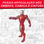 Imagem de Boneco Homem de Ferro Brinquedo Marvel Vingadores Articulado