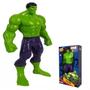 Imagem de Boneco Hulk Articulado Brinquedo Marvel Vingadores Grande