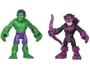 Imagem de Boneco Hulk e Hawkeye Playskool Heroes 20,3cm 