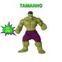 Imagem de Boneco Hulk Verde Infantil Grande Marvel Original Articulado 45cm Vingadores Avengers Brinquedos Mimo