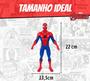 Imagem de Boneco Infantil Homem Aranha Super Heroi Grande 22 Cm