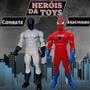 Imagem de Boneco Infantil Super Heróis Vingador Homem Grande Aranha E Combate Kit Bonecos 42 Articulados Super Toys