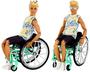 Imagem de Boneco Ken Colecionável Articulado Menino Loiro Cadeirante - Acompanha Cadeira De Rodas E Rampa - Namorado Barbie - Fashionistas Número 167 - Mattel