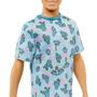 Imagem de Boneco Ken Fashionista - Camiseta Tropical - Loiro - 211 - Mattel