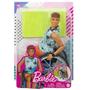 Imagem de Boneco Ken Fashionista Moreno com Cadeira de Rodas Barbie