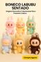 Imagem de Boneco Labubu Original Pop Mart 2 Geração Cheveiro Surpresa Sentado Original Decorativo Colecionável Presente Criativo