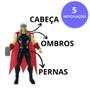 Imagem de Boneco Marvel Articulado 22cm Thor All Seasons Original  Brinquedo Infantil Vingadores