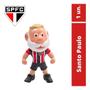 Imagem de Boneco Mascote Camisa Listrada De Futebol Oficial do São Paulo SP FC Fut Toy Articulado Coleção Versão Licenciado