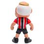 Imagem de Boneco Mascote Camisa Listrada De Futebol Oficial do São Paulo SP FC Fut Toy Articulado Coleção Versão Licenciado