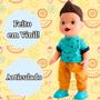 Imagem de Boneco Menino Infantil 32cm Com Acessórios Come E Faz Caquinha  My Little Collection Brinquedo Divertoys