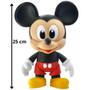 Imagem de Boneco Mickey Mouse Baby Infantil De Vinil Disney Da Líder Brinquedos Presente Crianças 3 anos +