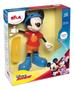 Imagem de Boneco MICKEY MOUSE Radical Fala 5 frases Com Skate Brinquedo Infantil 24cm Disney Original