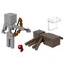 Imagem de Boneco Minecraft Jockey De Aranha E Esqueleto - Mattel