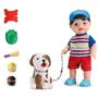 Imagem de Boneco MY Little Colection MY PET com Cachorro e Acessorios Divertoys 8102