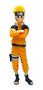 Imagem de Boneco Naruto Uzumaki Clássico Action Figure Figura Miniatura 18cm