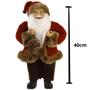 Imagem de Boneco Natal Papai Noel 40Cm Com Led Enfeite Decoração