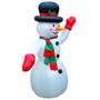 Imagem de Boneco Neve Inflavel Natal Grande 1 Metro 20cm Enfeite Natalino Casa Loja Decoraçao Festa Evento Merry Christimas Fim de Ano