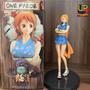 Imagem de Boneco One Piece - Nami vestido azul - Action Figure 16cm