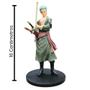 Imagem de Boneco One Piece - Roronoa Zoro verde - Action Figure 18cm