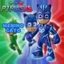 Imagem de Boneco Original PJ MASKS Infantil Corujita Menino Gato Largatixo Em Plástico Articulado Brinquedos Hasbro