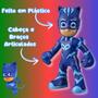 Imagem de Boneco Original PJ MASKS Infantil Corujita Menino Gato Largatixo Em Plástico Articulado Brinquedos Hasbro