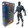 Imagem de Boneco Pantera Negra Brinquedo Marvel Vingadores Articulado