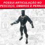 Imagem de Boneco Pantera Negra Brinquedo Marvel Vingadores Articulado