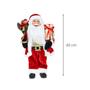 Imagem de Boneco Papai Noel 40 cm Vermelho Saco Enfeite Natalino Premium Decoração Natal