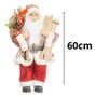 Imagem de Boneco Papai Noel Plástico 60cm Decoração Enfeite Natal