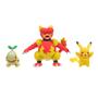 Imagem de Boneco Pikachu Magmar e Turtwig Pokemon Action Figure Sunny 2603