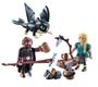 Imagem de Boneco Playmobil Hiccup e Astrid com Dragão Bebê - Como Treinar o Seu Dragão 3