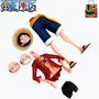 Imagem de Boneco Premium One Piece - Luffy D. Monkey 28cm com 3 Rostos - Action Figure
