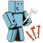 Imagem de Boneco Problems Jogo Mine Youtuber com Ferramentas 15cm Craft