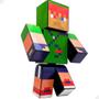 Imagem de Boneco Robin Hood Gamer 25cm Minecraft Familia Guerreira Algazarra