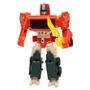 Imagem de Boneco Robô Transforma em Caminhão 2 em 1 Robot Fighter Bots Laranja e Verde L015-76 - Dorémi